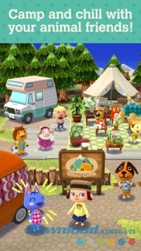 Game cắm trại Animal Crossing: Pocket Camp cho Android