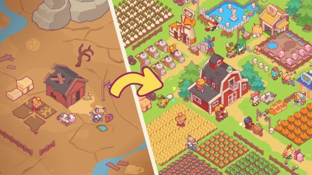 Trải nghiệm xây dựng thị trấn hấp dẫn và nhập vai