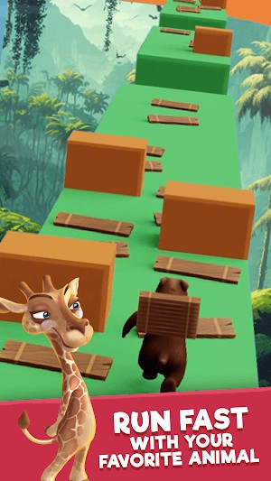 Chạy thật nhanh với động vật bạn yêu thích