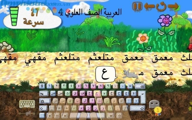 Các ngón tay hoạt hình hiển thị kỹ thuật đánh máy chuẩn