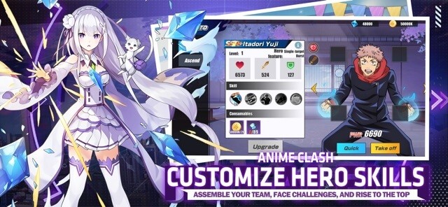 Tùy chỉnh các kỹ năng anh hùng