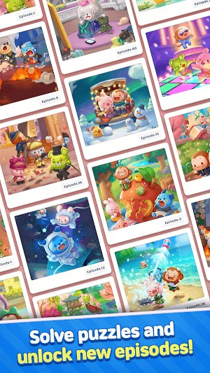 Giải câu đố và mở khóa các tập mới