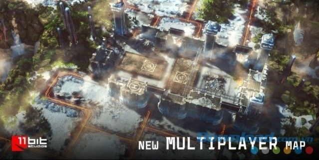 Giao diện chơi game chính của game chiến thuật Anomaly 2 cho máy tính, Mac và Linux