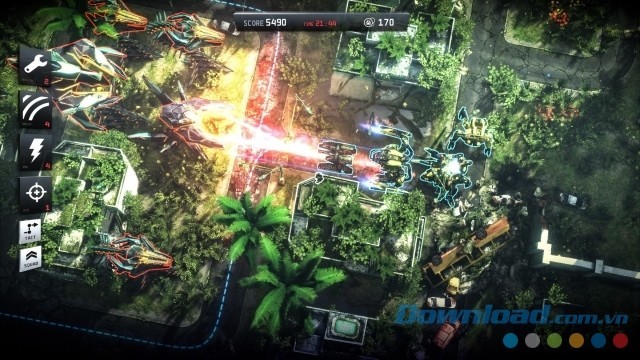 Lựa chọn phe tấn công hoặc phe phòng thủ trong game chiến thuật Anomaly 2 cho máy tính, Mac và Linux