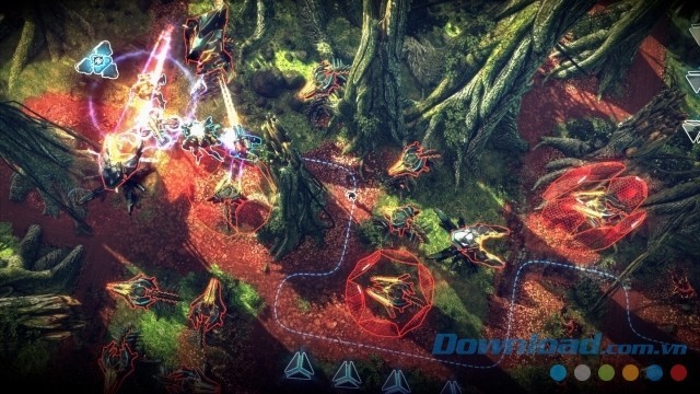 Xây các tòa tháp trong quá trình chơi game chiến thuật Anomaly 2 cho máy tính, Mac và Linux