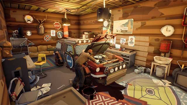 Xây dựng nơi trú ẩn và sửa xe để đi tìm chiến lợi phẩm