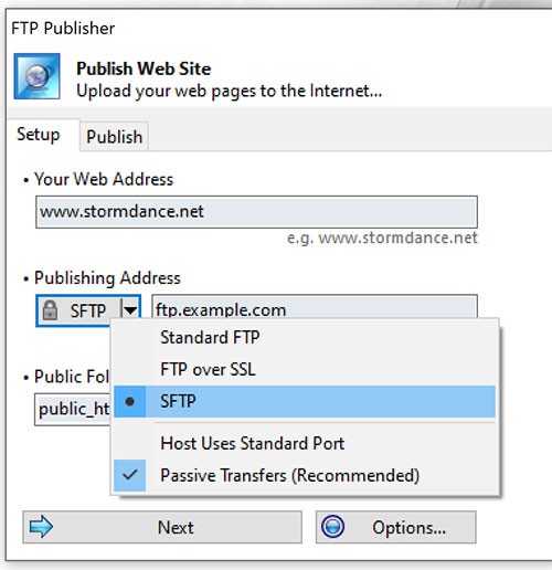 Xuất bản website ngay trong Antenna