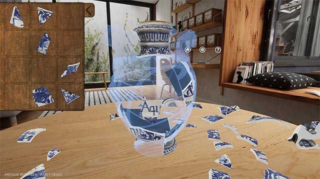 Antique Restorer là trò chơi giả lập phục chế đồ gốm hư hỏng dựa trên nghệ thuật Kintsugi lâu đời của Nhật Bản