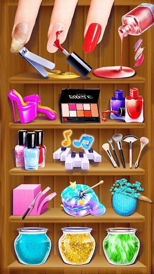 Một tủ đồ chơi xả stress trong game