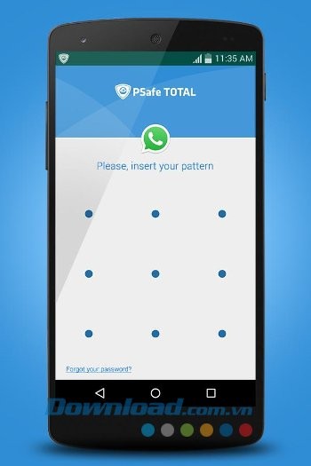 Tính năng khóa ứng dụng của PSafe Antivirus Booster & Cleaner