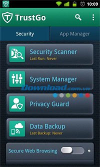 TrustGo Antivirus & Mobile Security cho Android