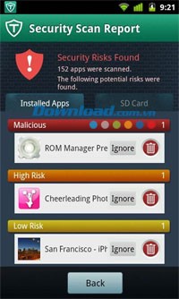TrustGo Antivirus & Mobile Security cho Android
