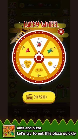 Quay vòng quay may mắn