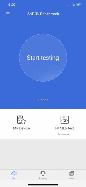AnTuTu Benchmark là công cụ chấm điểm hiệu năng iPhone/iPad