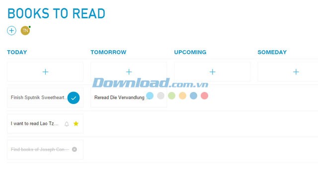 Đánh dấu đã hoàn thành