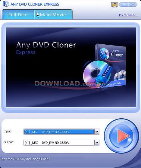 Any DVD Cloner Express