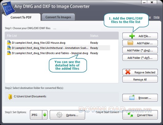 Any DWG and DXF to Image Converter