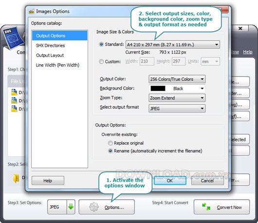Any DWG and DXF to Image Converter