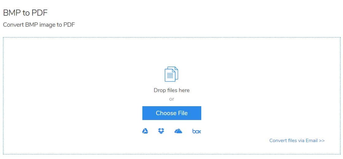 Giao diện BMP to PDF
