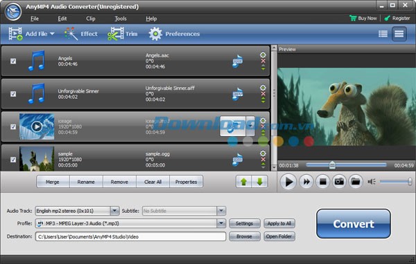 AnyMP4 Audio Converter