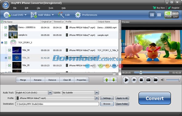 AnyMP4 iPhone Converter