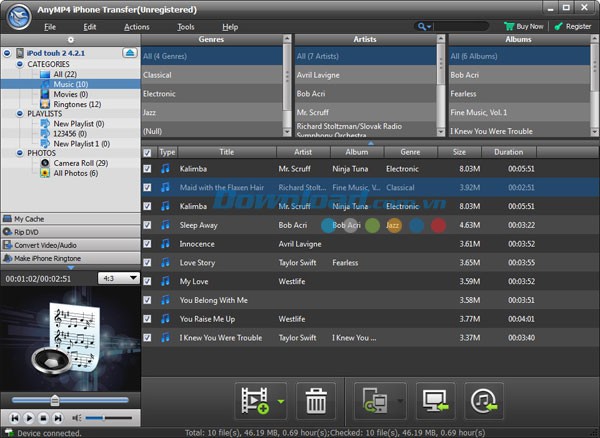 AnyMP4 iPhone Transfer