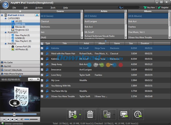 AnyMP4 iPod Transfer