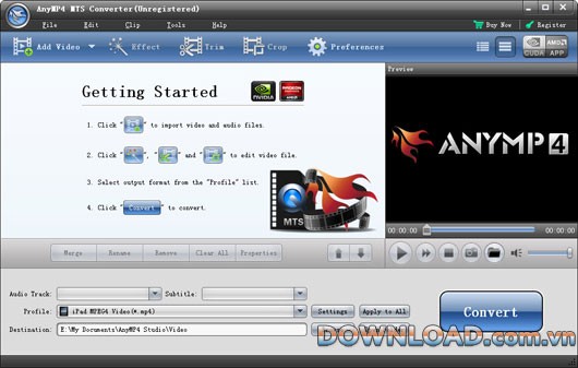 AnyMP4 MTS Converter