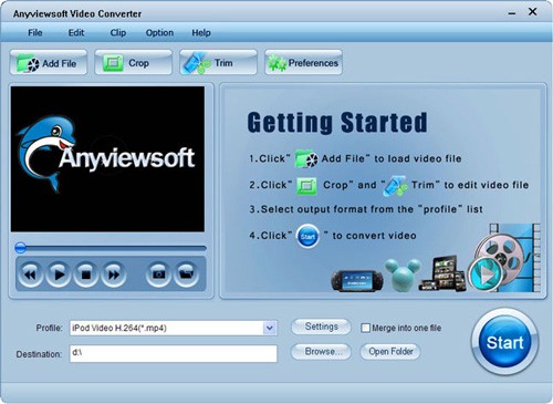 Anyviewsoft Free ASF Video Converter