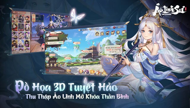 Đồ họa 3D tuyệt hảo - Thu thập ảo linh mở khóa thần binh