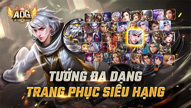 Hệ thống nhân vật trong game Dau Truong Vinh Quang