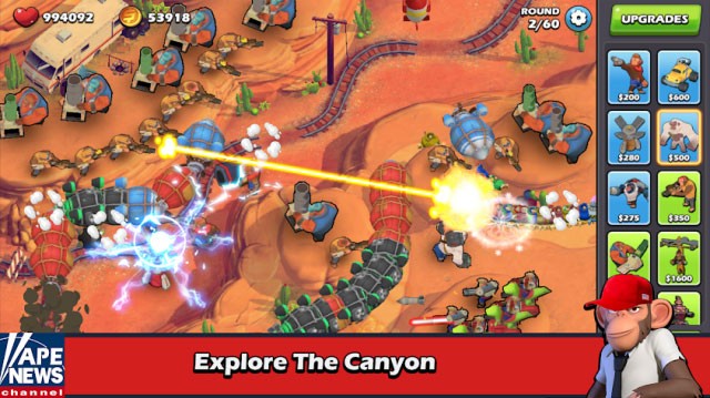 Cùng những chú khỉ chiến đấu để bảo vệ hòn đảo trong game ApeOcalypse