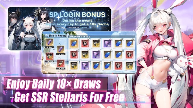 Nhận 10 lần rút và các nữ anh hùng SSR miễn phí