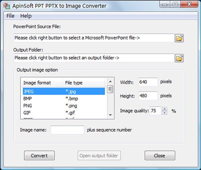 ApinSoft PPT PPTX to Image Converter