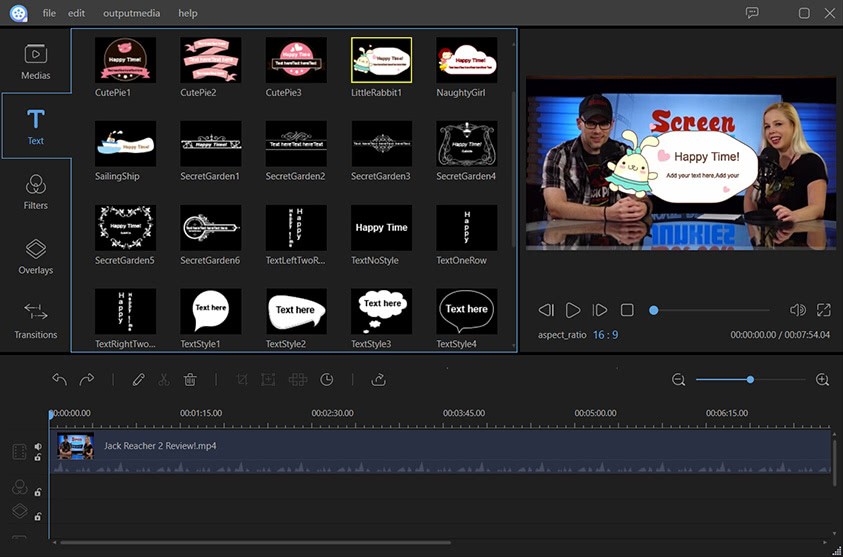 ApowerEdit chèn chữ đẹp vào ảnh