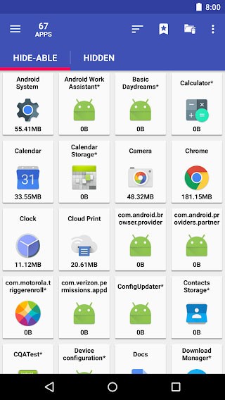 Ẩn ứng dụng khỏi app drawer