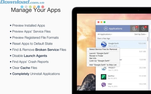 Quản lý các ứng dụng