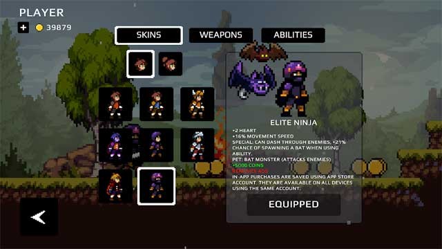 Chọn nhân vật nam hoặc nữ mà bạn thích - tất cả skin đều có sẵn cho cả hai anh hùng