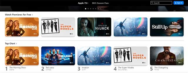 Apple TV+ là dịch vụ phát trực tuyến của Apple