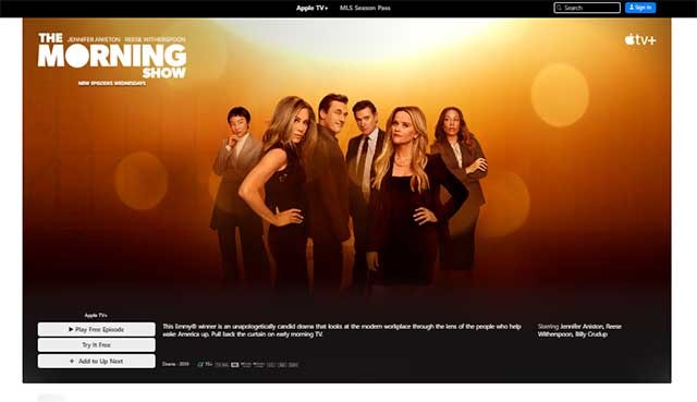 Với Apple TV+, bạn có thể xem các bộ phim đình đám và chất lượng