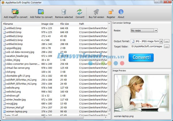 AppleMacSoft Graphic Converter