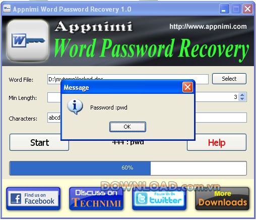 Appnimi Word Password Recovery