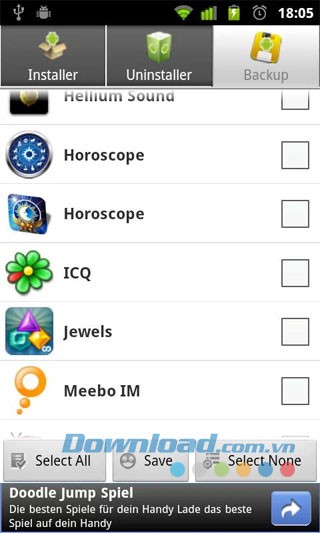 Cài đặt ứng dụng bằng file apk