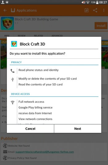 Tự động cài đặt trên thiết bị của bạn