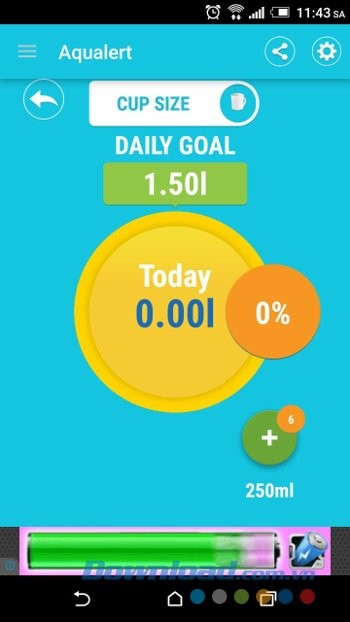 Giao diện ứng dụng Aqualert