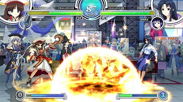 AQUAPAZZA: Aquaplus Dream Match là game đối kháng 2D kịch tính