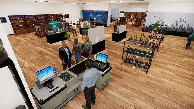 Quản lý siêu thị cá cảnh của riêng bạn trong Aquatic Store Simulator