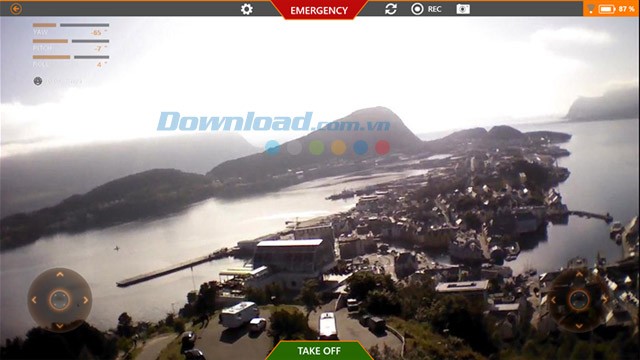 Giao diện của AR.FreeFlight