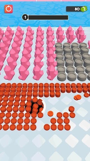 Điều khiển hố đen đi nuốt chửng mọi thứ trong game Arcade Hole