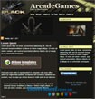 Arcade Games Blogger Template - Mẫu trò chơi điện tử
